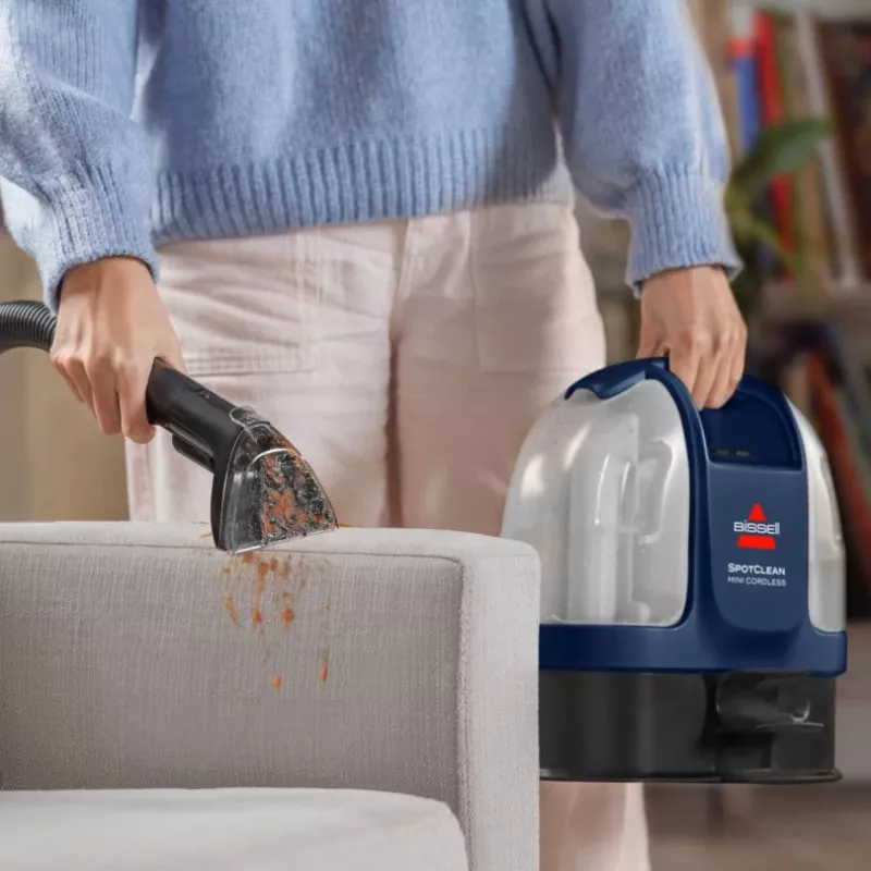 Bissell SpotClean Mini juhtmevaba vaibapuhastusseade Käeshoitav Must, Sinine