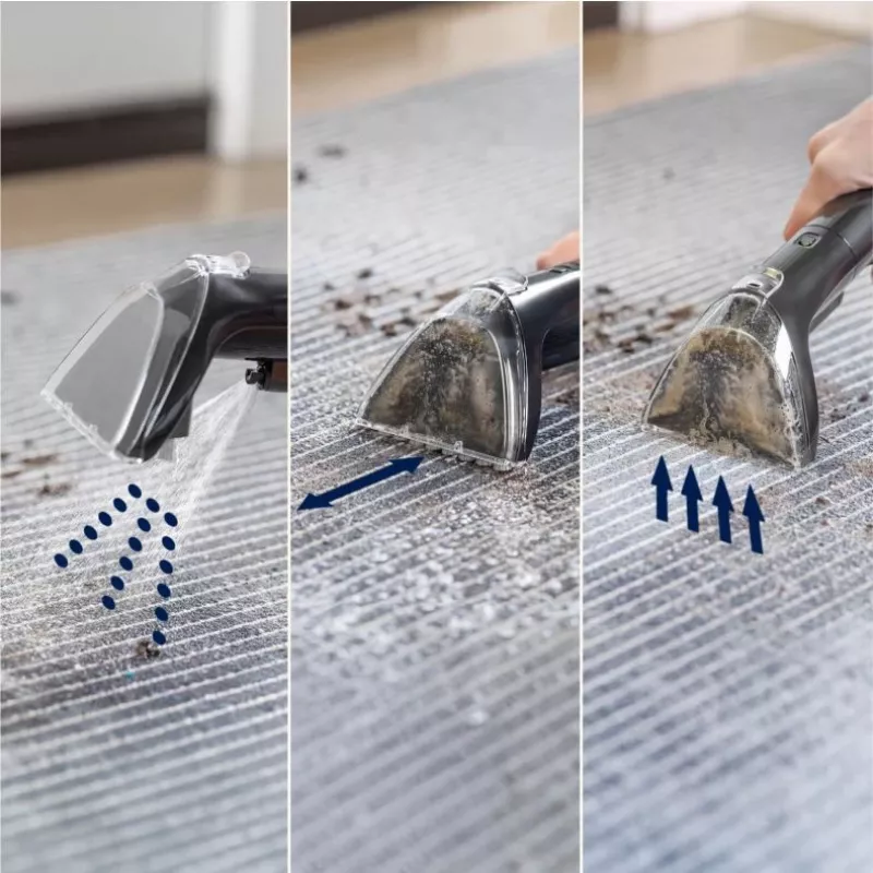 Bissell SpotClean Mini juhtmevaba vaibapuhastusseade Käeshoitav Must, Sinine