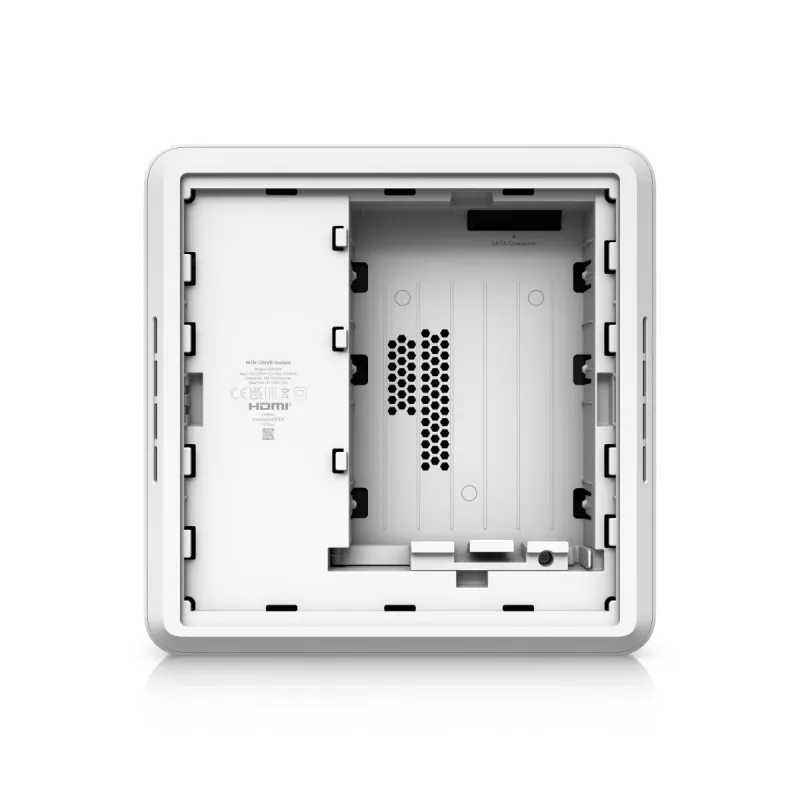 Võrgusalvesti UBIQUITI UNVR-Instant 3840x2160, 1.7 GHz, 6 PoE porti, 7 RJ-45, 1×3.5-tolline HDD, HDMI