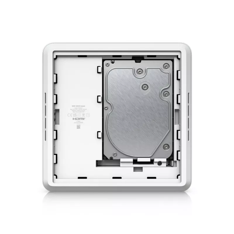 Võrgusalvesti UBIQUITI UNVR-Instant 3840x2160, 1.7 GHz, 6 PoE porti, 7 RJ-45, 1×3.5-tolline HDD, HDMI