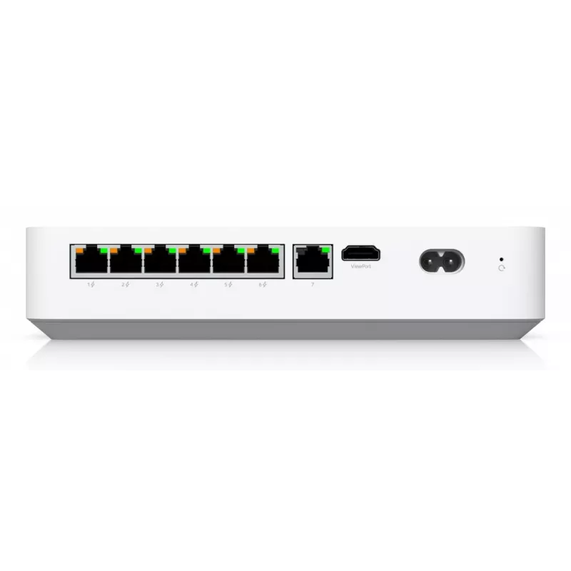 Võrgusalvesti UBIQUITI UNVR-Instant 3840x2160, 1.7 GHz, 6 PoE porti, 7 RJ-45, 1×3.5-tolline HDD, HDMI