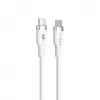 TARGUS Silicone USB-c To USB-c 60w Charging kaabel 1.5m - Valge