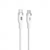 TARGUS Silicone USB-c To USB-c 60w Charging kaabel 1.5m - Valge
