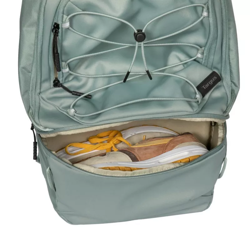 Seljakott TARGUS Work+Play Flex Ecosmart TBB65905GL 15–16 tolli sülearvutitele, taaskasutatud polüester, roheline