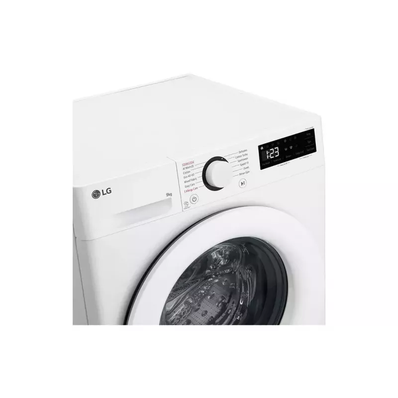 Eestlaaditav pesumasin LG F4WR509SWW 9 kg, 1400 p/min, energiaklass A, valge