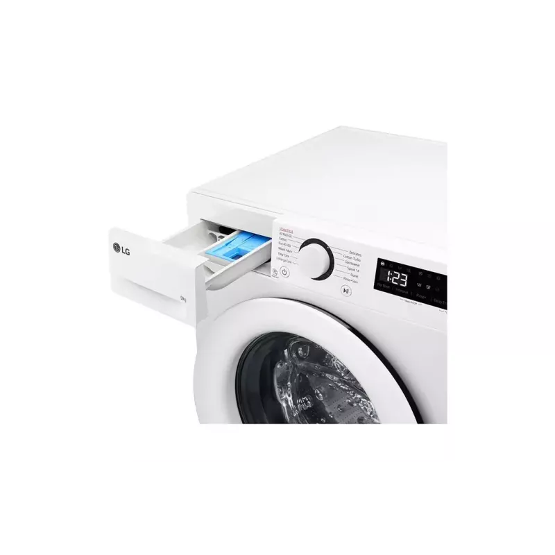 Eestlaaditav pesumasin LG F4WR509SWW 9 kg, 1400 p/min, energiaklass A, valge