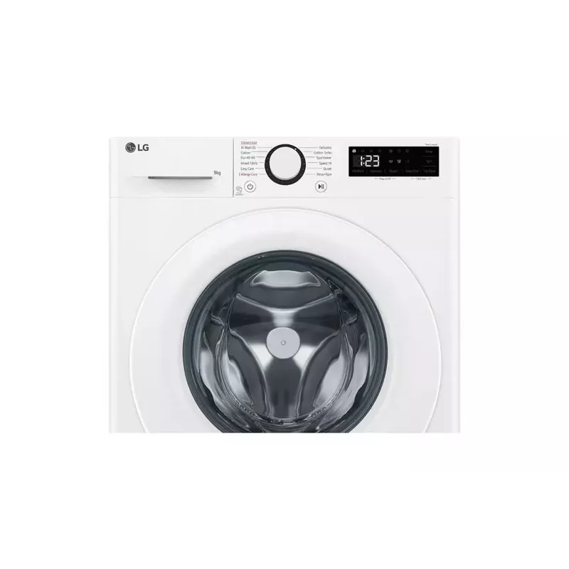 Eestlaaditav pesumasin LG F4WR509SWW 9 kg, 1400 p/min, energiaklass A, valge