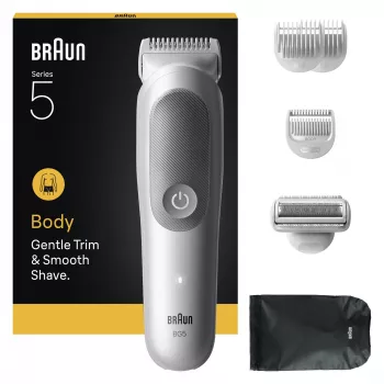 Braun Series 5 kehahooldustrimmer/pardel, helehall
