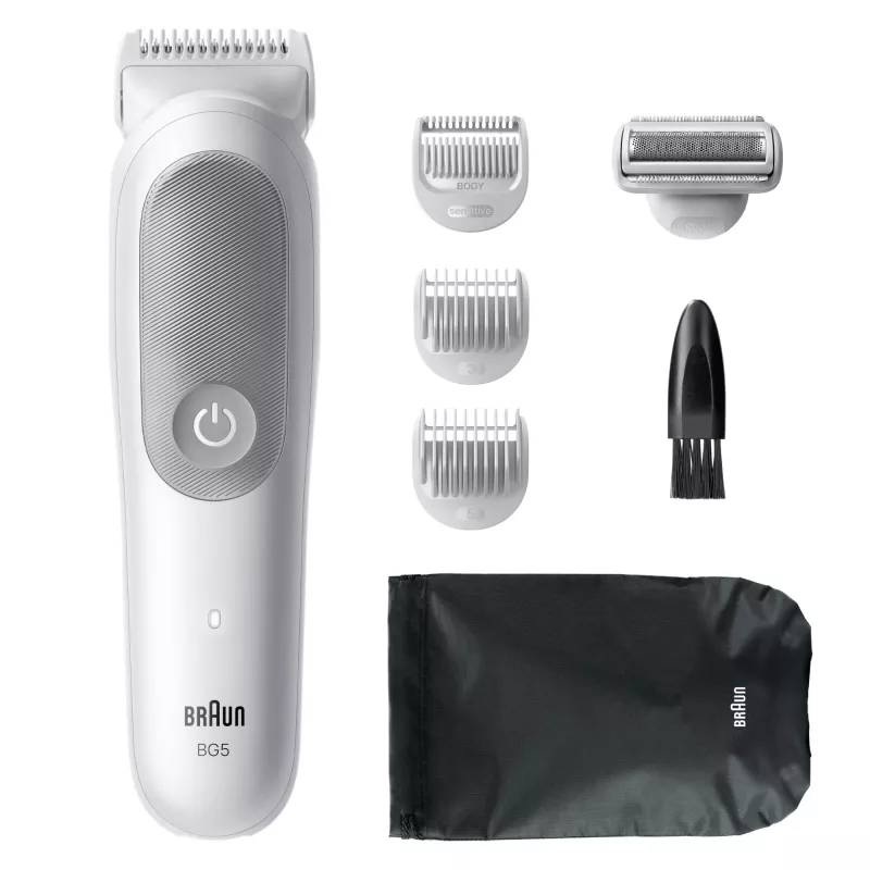 Braun Series 5 kehahooldustrimmer/pardel, helehall