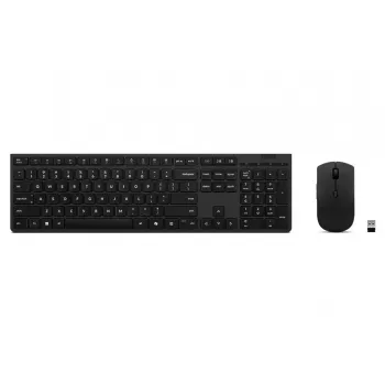 Lenovo 4X31R64357 klaviatuur Hiir kaasas Kontor RF Juhtmevaba + Bluetooth QWERTY Nordi hall