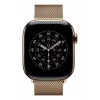 APPLE 42 mm kuldne Milanese Loop