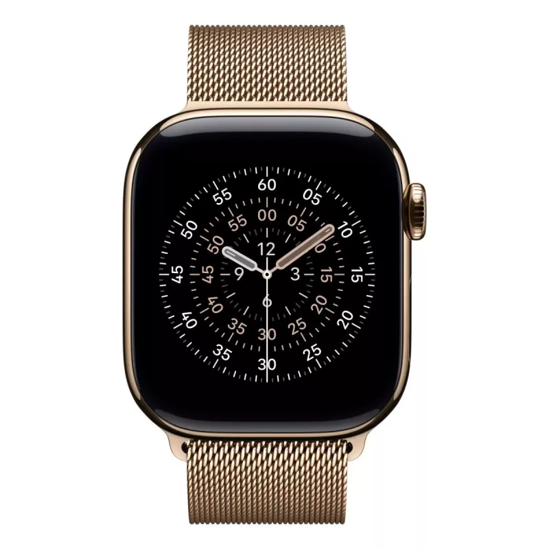 APPLE 42 mm kuldne Milanese Loop