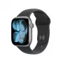 Nutikell Apple Watch Series 11 GPS + Cellular 42mm Space Grey Alumiiniumkorpus Must Sport Rihm M/L