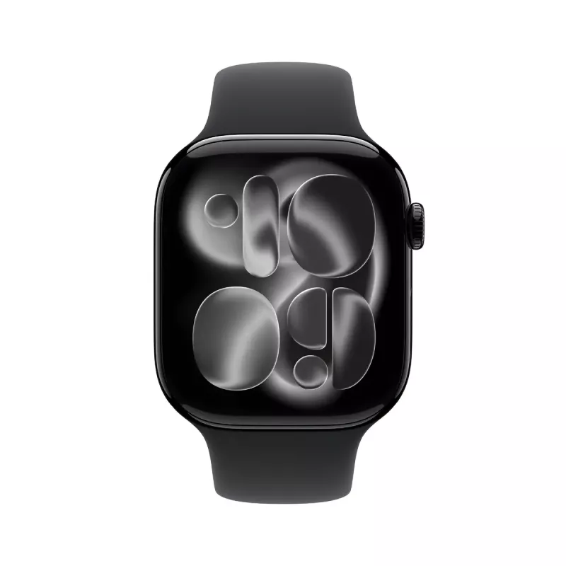 Nutikell Apple Watch Series 11 GPS 46mm Jet Black alumiiniumkorpuse ja musta Sport Band M/L-ga