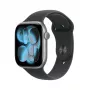 Nutikell Apple Watch Series 11 GPS 46mm kosmosehall alumiinium must Sport Band M/L