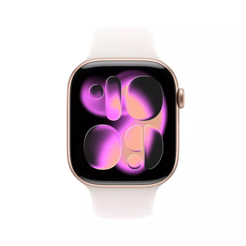 Apple Watch Series 11 GPS + Cellular 46mm roosakuldne alumiiniumkorpus heleroosa spordirihmaga
