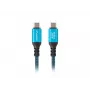 USB-C kaabel LANBERG CA-CMCM-44CU-0005-BK 0.5 m — USB4 Gen 2x2, 40 Gbit/s, 240 W, must