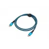 USB-C kaabel LANBERG CA-CMCM-44CU-0005-BK 0.5 m — USB4 Gen 2x2, 40 Gbit/s, 240 W, must