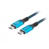 USB-C kaabel LANBERG CA-CMCM-44CU-0005-BK 0.5 m — USB4 Gen 2x2, 40 Gbit/s, 240 W, must