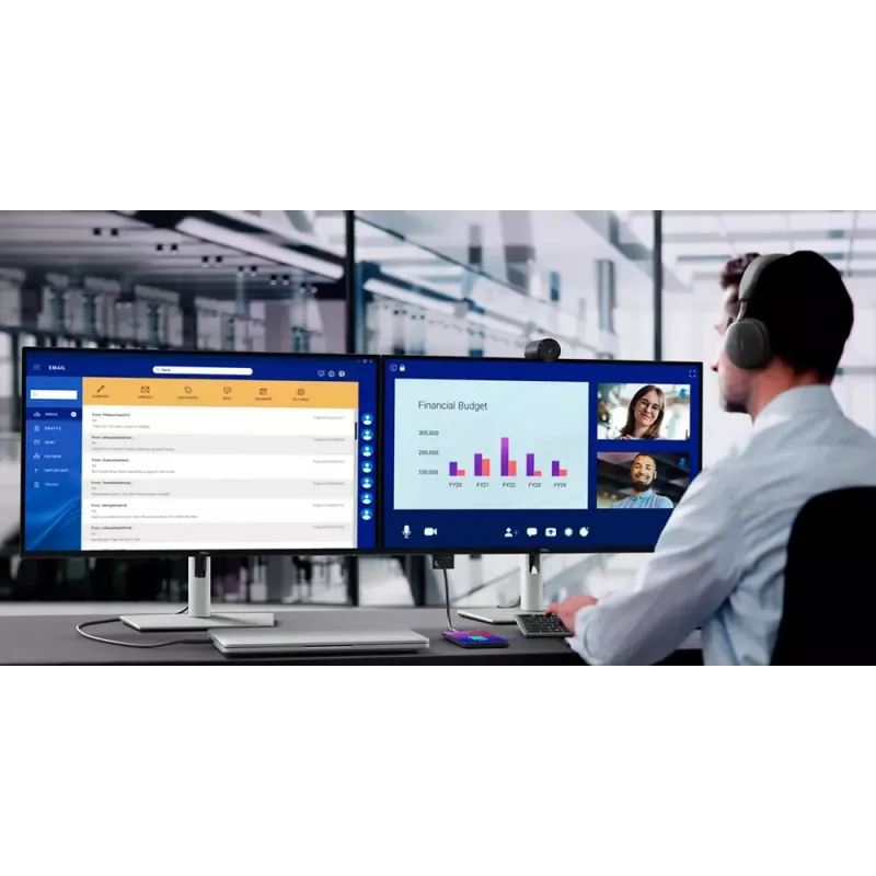 DELL Pro Plus P2725DE arvutimonitor 27 tolli 2560 x 1440 Quad HD must hõbedane