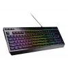 Juhtmega täissuuruses mänguriklaviatuur Genesis Rhod 530, USB, QWERTY US, membraan, RGB-taustvalgustus, 114 klahvi, 1,8 m kaabel, must