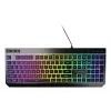 Juhtmega täissuuruses mänguriklaviatuur Genesis Rhod 530, USB, QWERTY US, membraan, RGB-taustvalgustus, 114 klahvi, 1,8 m kaabel, must