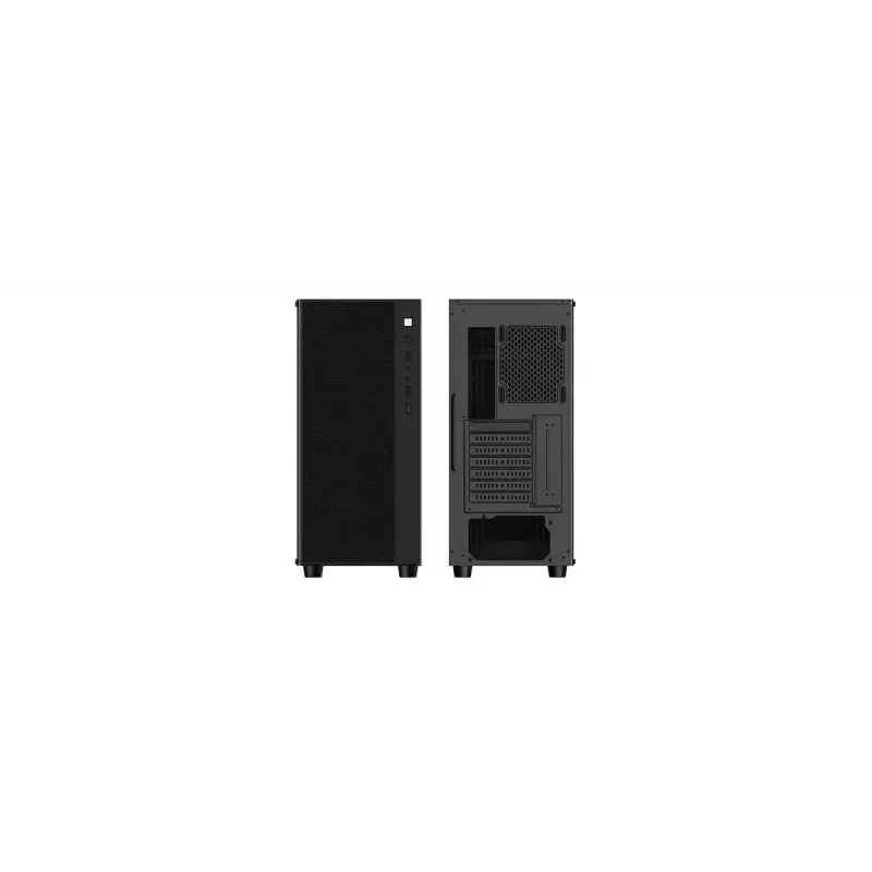 Arvuti korpus DeepCool Matrexx 55 Mesh Midi Tower must — ATX, karastatud klaas, toetab 120/140 mm ventilaatoreid