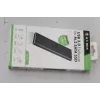 SSD ketas Icy Box 1x mSATA SSD USB 3.0 hosti jaoks alumiiniumist must IB-183M2