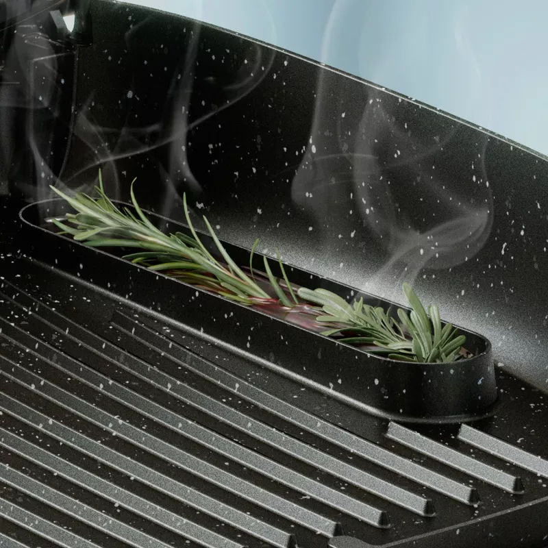 Elektriline grillpann Philips HD6212/90 2400 W, 2-tsooniline vabaltseisev grill, 1250 cm² alumiiniumpind, max 220°C