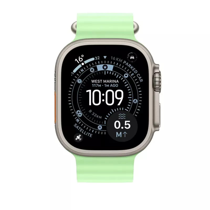 Band Apple Natural Titanium Finish MGCF4ZM/A roheline Fluoroelastomer 49mm