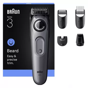 Braun BeardTrimmer 3 80789789 habemetrimmer vooluvõrk/aku 20 2 cm Must