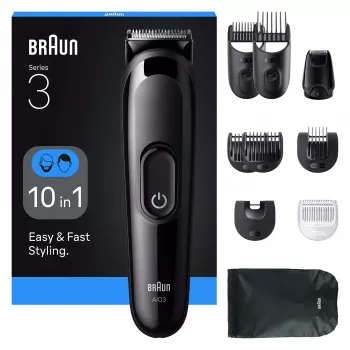 Braun AIO3560 juukselõikur/trimmer Must 14 nikkel-metallhüdriid (NiMH)