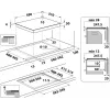 Indesit IB 65B60 NE Must sisseehitatav 59 cm tsoon-induktsioonpliit, 4 tsooni