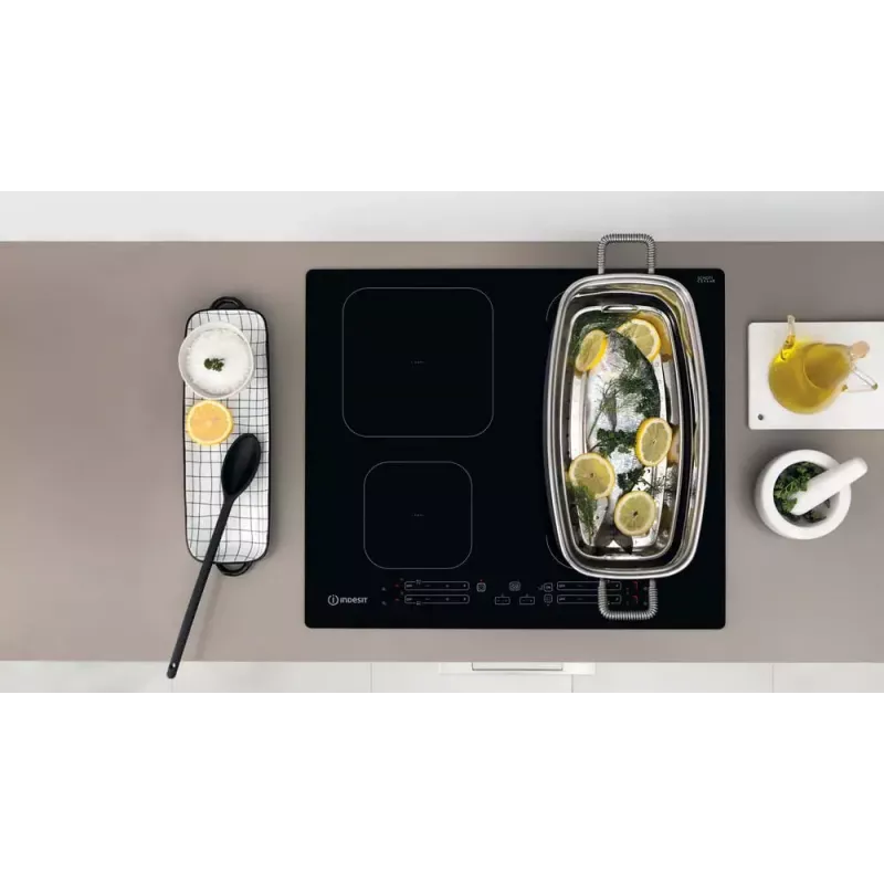 Indesit IB 65B60 NE Must sisseehitatav 59 cm tsoon-induktsioonpliit, 4 tsooni