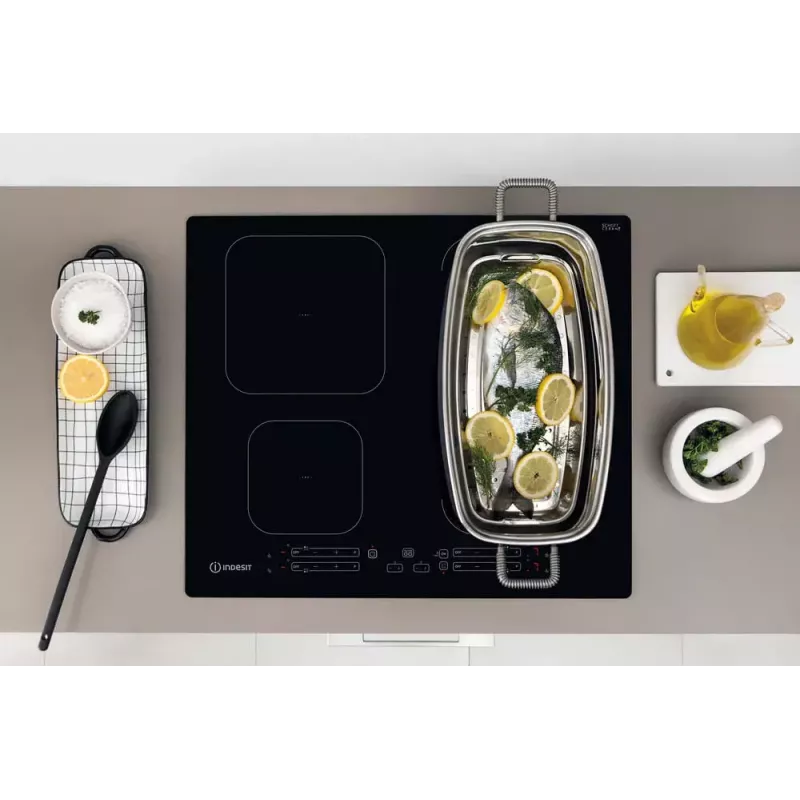 Indesit IB 65B60 NE Must sisseehitatav 59 cm tsoon-induktsioonpliit, 4 tsooni