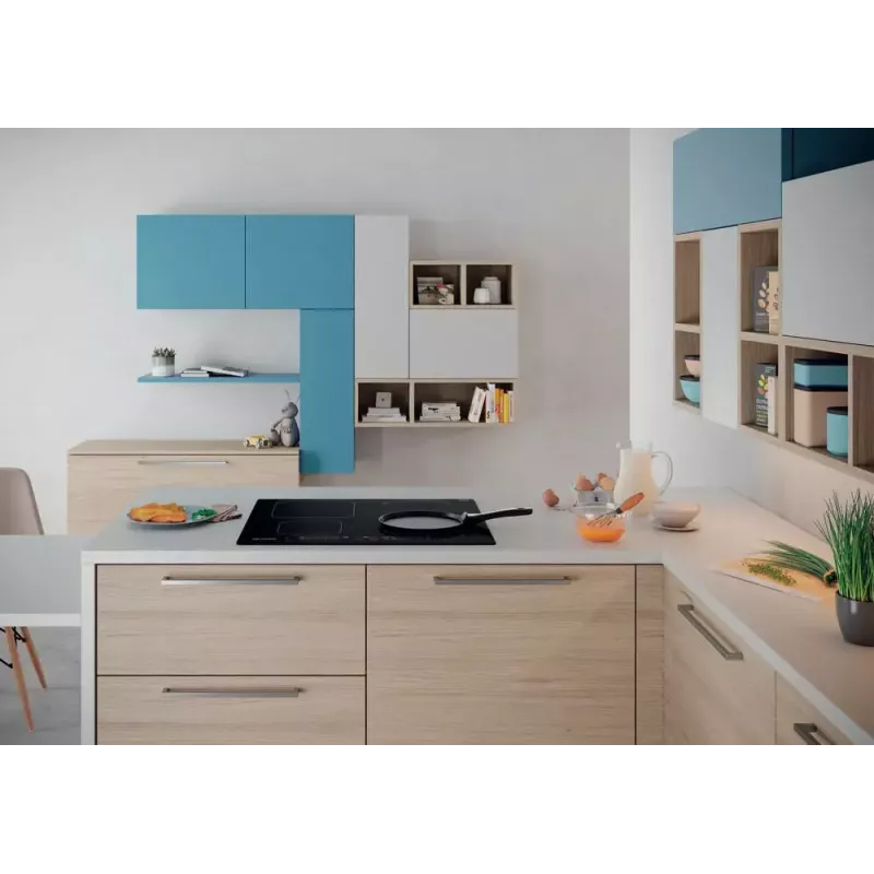 Indesit IB 65B60 NE Must sisseehitatav 59 cm tsoon-induktsioonpliit, 4 tsooni