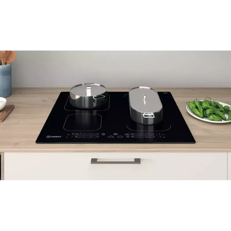 Indesit IB 65B60 NE Must sisseehitatav 59 cm tsoon-induktsioonpliit, 4 tsooni
