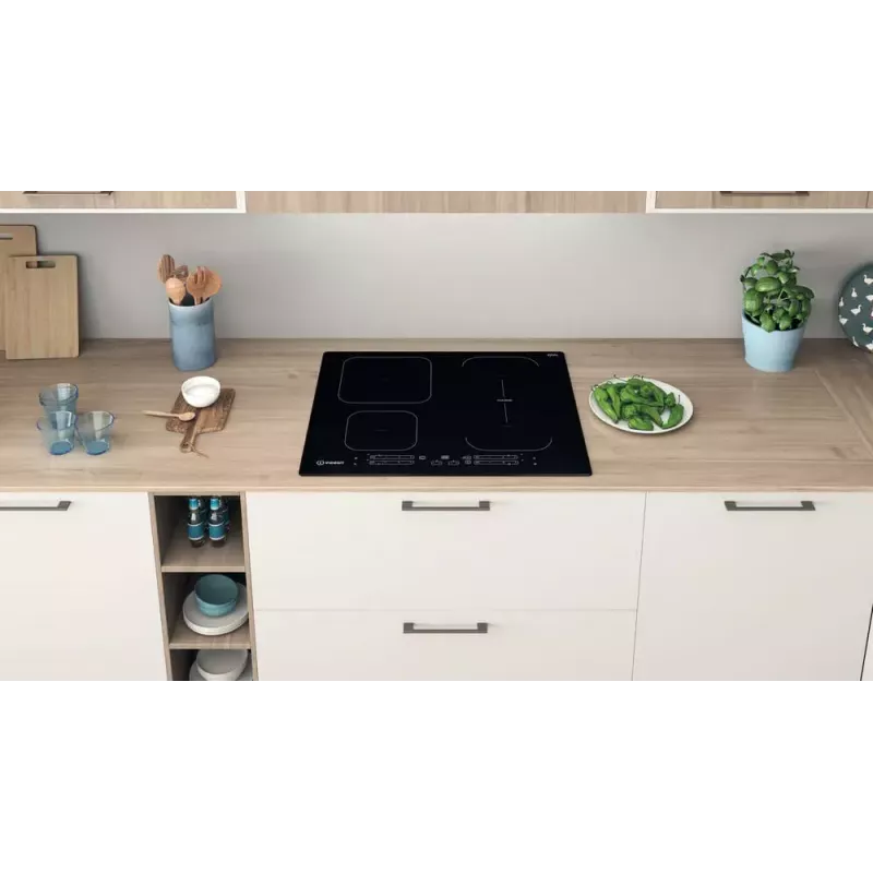 Indesit IB 65B60 NE Must sisseehitatav 59 cm tsoon-induktsioonpliit, 4 tsooni