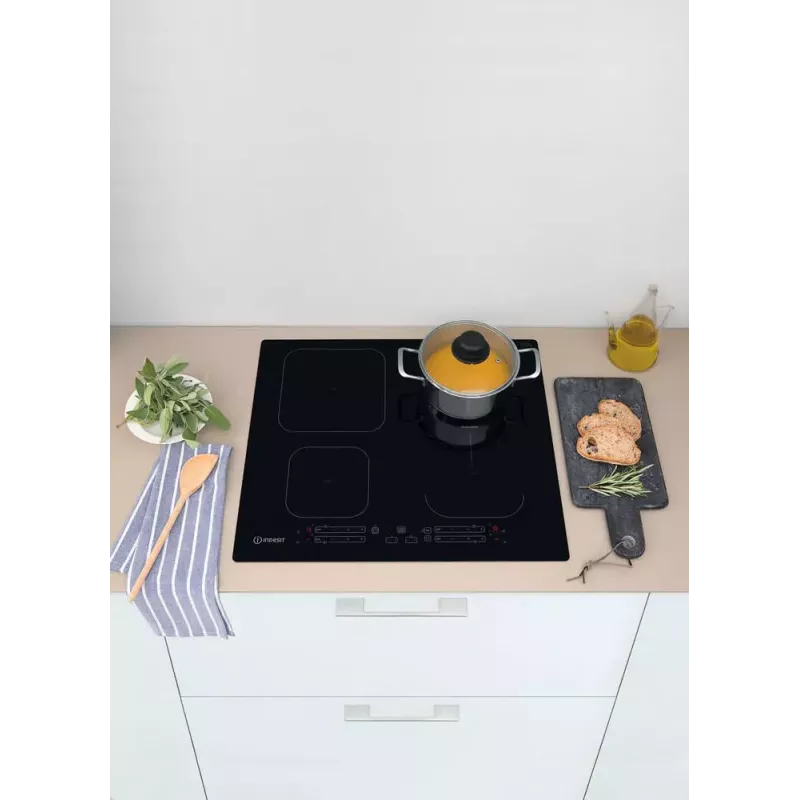 Indesit IB 65B60 NE Must sisseehitatav 59 cm tsoon-induktsioonpliit, 4 tsooni