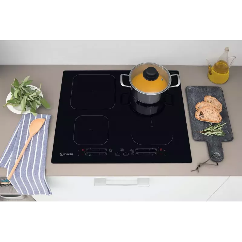 Indesit IB 65B60 NE Must sisseehitatav 59 cm tsoon-induktsioonpliit, 4 tsooni