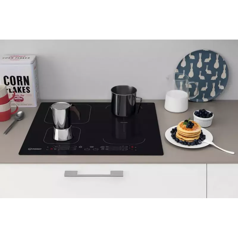Indesit IB 65B60 NE Must sisseehitatav 59 cm tsoon-induktsioonpliit, 4 tsooni