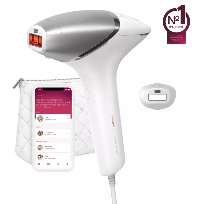 Philips Lumea Prestige Lumea IPL 8000 Series BRI940/00 IPL karvaeemaldusseade SenseIQ-ga