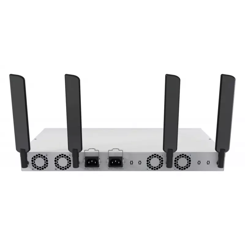 Võrgukommutaator MikroTik CRS418-8P-8G-2S+5axQ2axQ-RM — L2/L3, 17× Gigabit RJ-45, 2× SFP+, PoE (802.3af/at), 1U rack