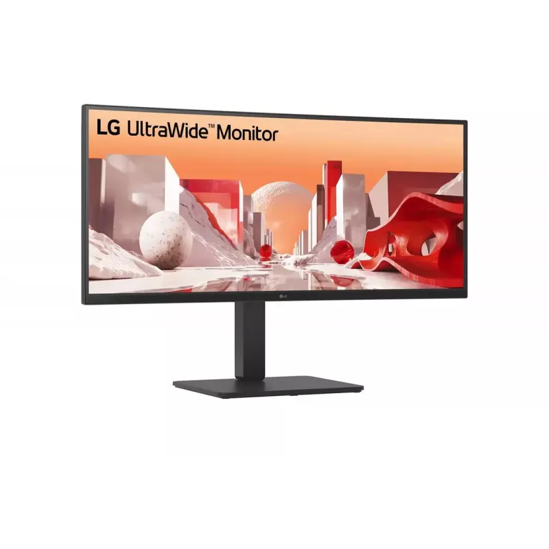 Monitor LG 34BA75QE-B 34 tolli lai Quad HD (3440 x 1440) IPS kumer, 5 ms, USB-C, VESA, kõlarid