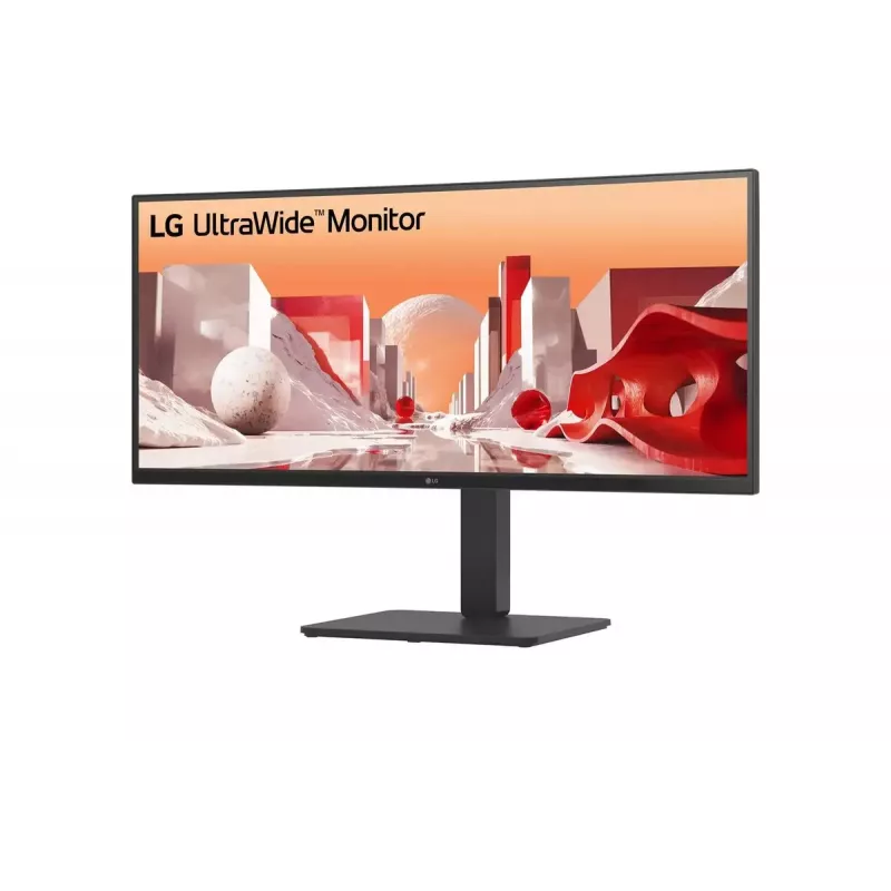 Monitor LG 34BA75QE-B 34 tolli lai Quad HD (3440 x 1440) IPS kumer, 5 ms, USB-C, VESA, kõlarid