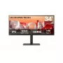Monitor LG 34BA75QE-B 34 tolli lai Quad HD (3440 x 1440) IPS kumer, 5 ms, USB-C, VESA, kõlarid