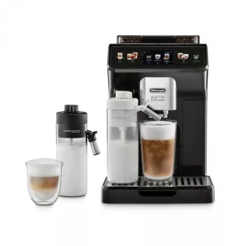 Espressomasin De’Longhi Eletta Explore — täisautomaatne, 1,8 l veepaak, 300 g ubade mahuti, 19 bar, TFT-puuteekraan