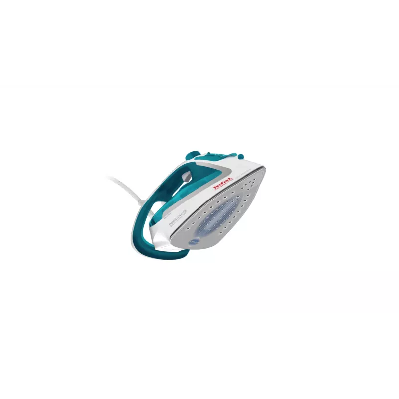 Tefal EasyGliss Plus FV5718 triikraud Dry & Steam triikraud Durilium tallaga 2400 W Türkiis, Valge
