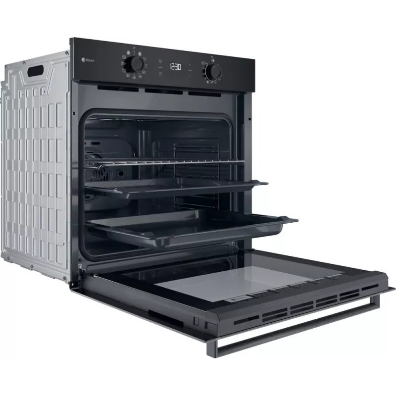 Sisseehitatud elektriahi INDESIT IO K58HS B — 71 L, hüdrolüütiline puhastus, konvektsioon, grill, aur