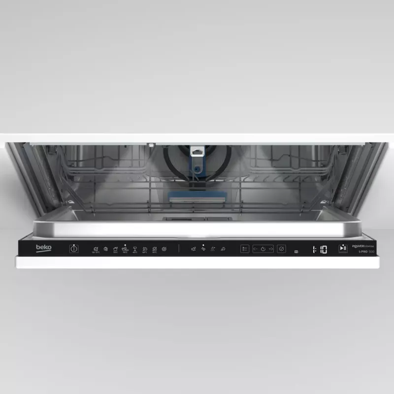 BEKO nõudepesumasin | BDIN38542P | Sisseehitatav | Laius 60 cm | Kohaseadete arv 15 | Programmide arv 8 | Energiatõhususklass C | Ekraan | AquaStop-funktsioon | Valge